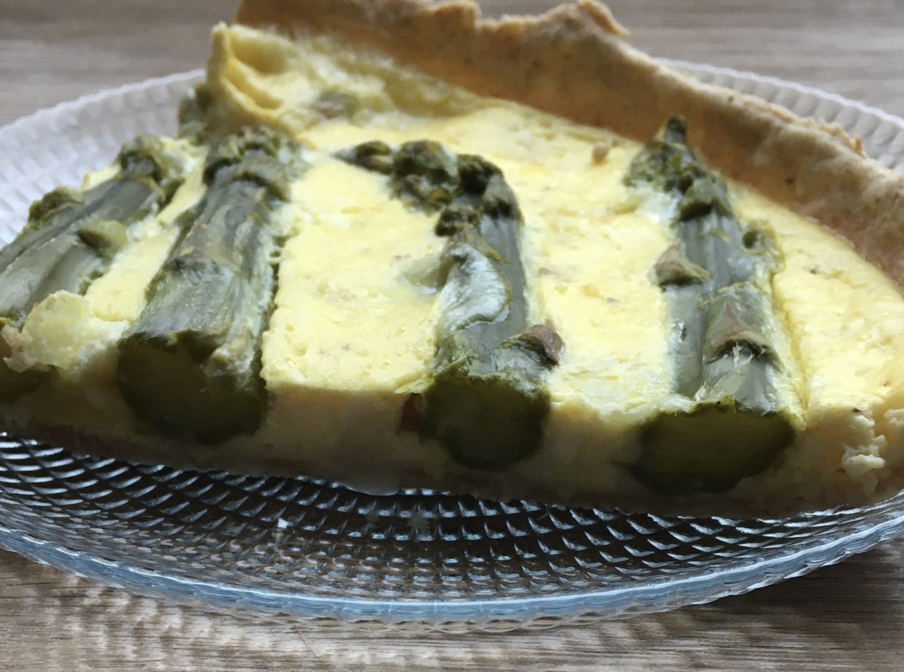 Quiche d'asperges au chèvre Fanny Rodhon Diététicienne