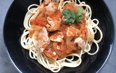 Spaghettis thon & tomates